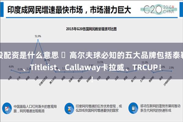 炒股配资是什么意思 ‌高尔夫球必知的五大品牌包括泰勒梅、Titleist、Callaway卡拉威、TRCUP！