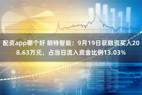 配资app哪个好 朗特智能：9月19日获融资买入208.63万元，占当日流入资金比例13.03%