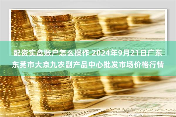 配资实盘账户怎么操作 2024年9月21日广东东莞市大京九农副产品中心批发市场价格行情