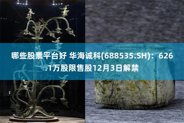 哪些股票平台好 华海诚科(688535.SH)：626.1万股限售股12月3日解禁