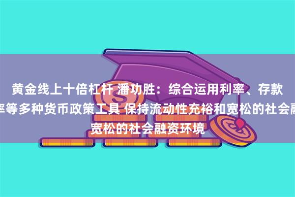 黄金线上十倍杠杆 潘功胜：综合运用利率、存款准备金率等多种货币政策工具 保持流动性充裕和宽松的社会融资环境