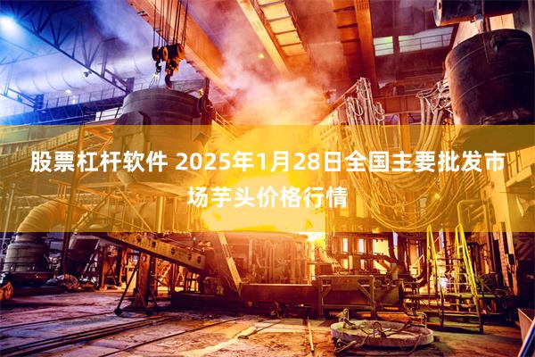 股票杠杆软件 2025年1月28日全国主要批发市场芋头价格行情